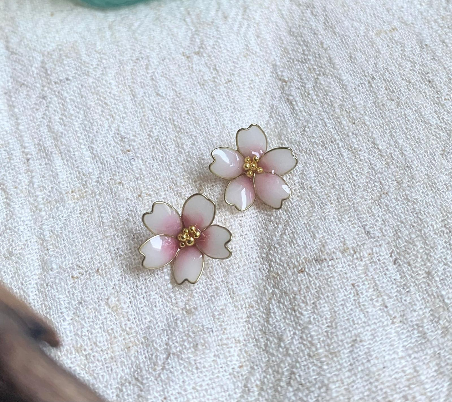 Ohrringe „Sakura, Klein“