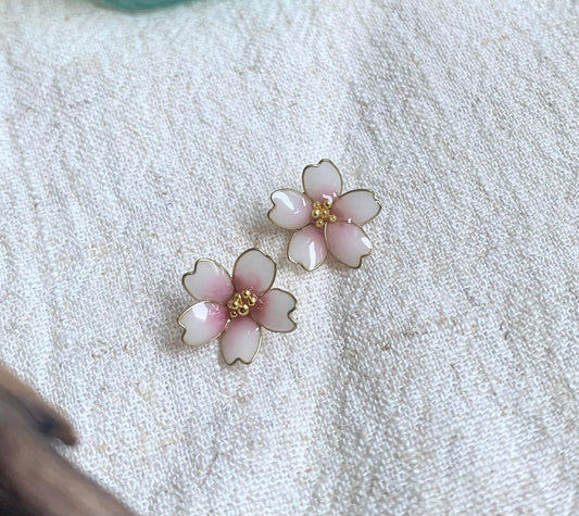 イヤリング「桜・小」