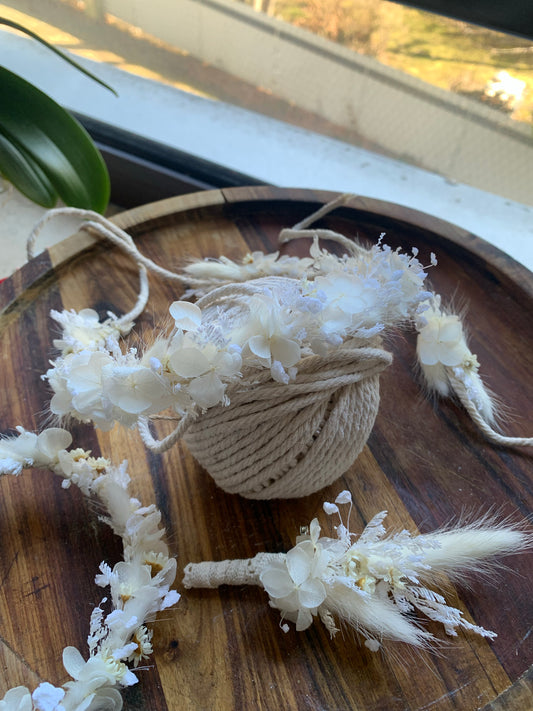 頭の花輪、白雪姫