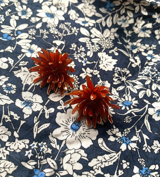 「菊」イヤリング